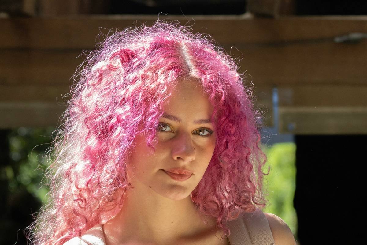 Side-by-side comparison showing natural hair vs perm hair inspiration results